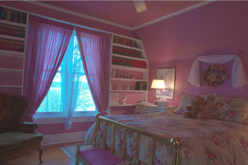 rose room overlooking Lake Geneva