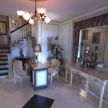 Reception area at Boutique Inn